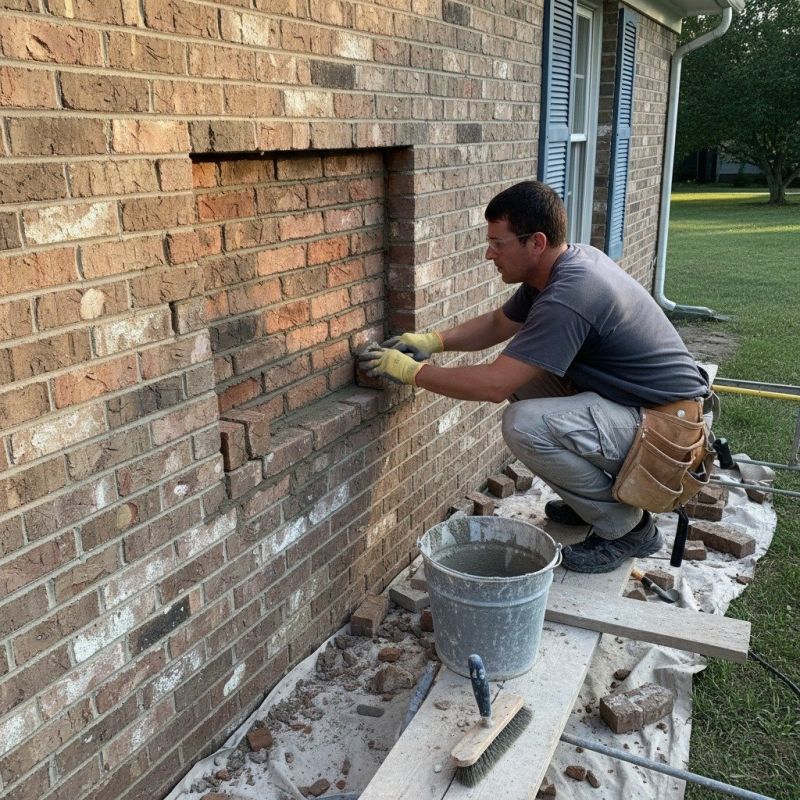 Brick Column Repair